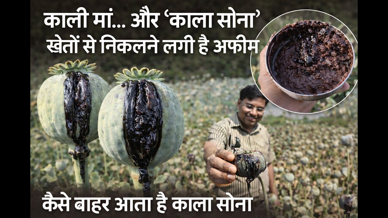 खेतों में अफीम, मेहनत में किसान
