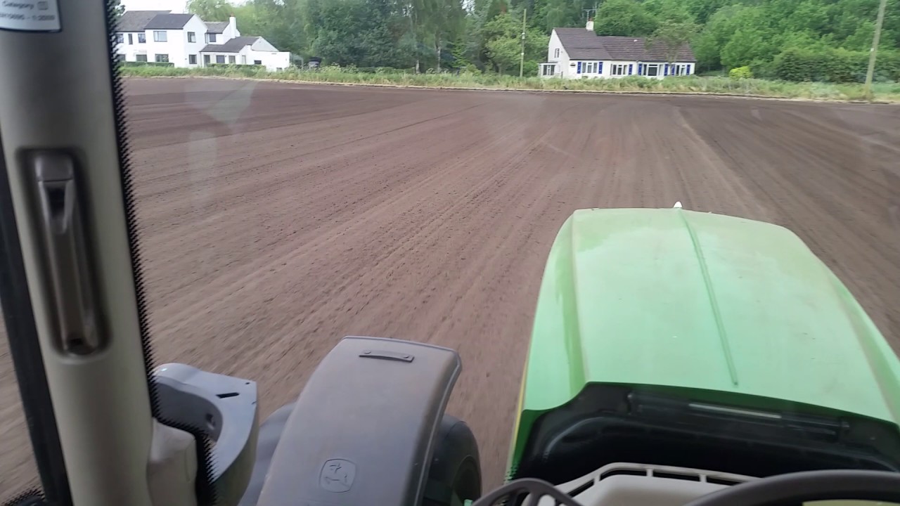 JOHN DEERE  6150R  AND LEMKEN KOMPAKTOR