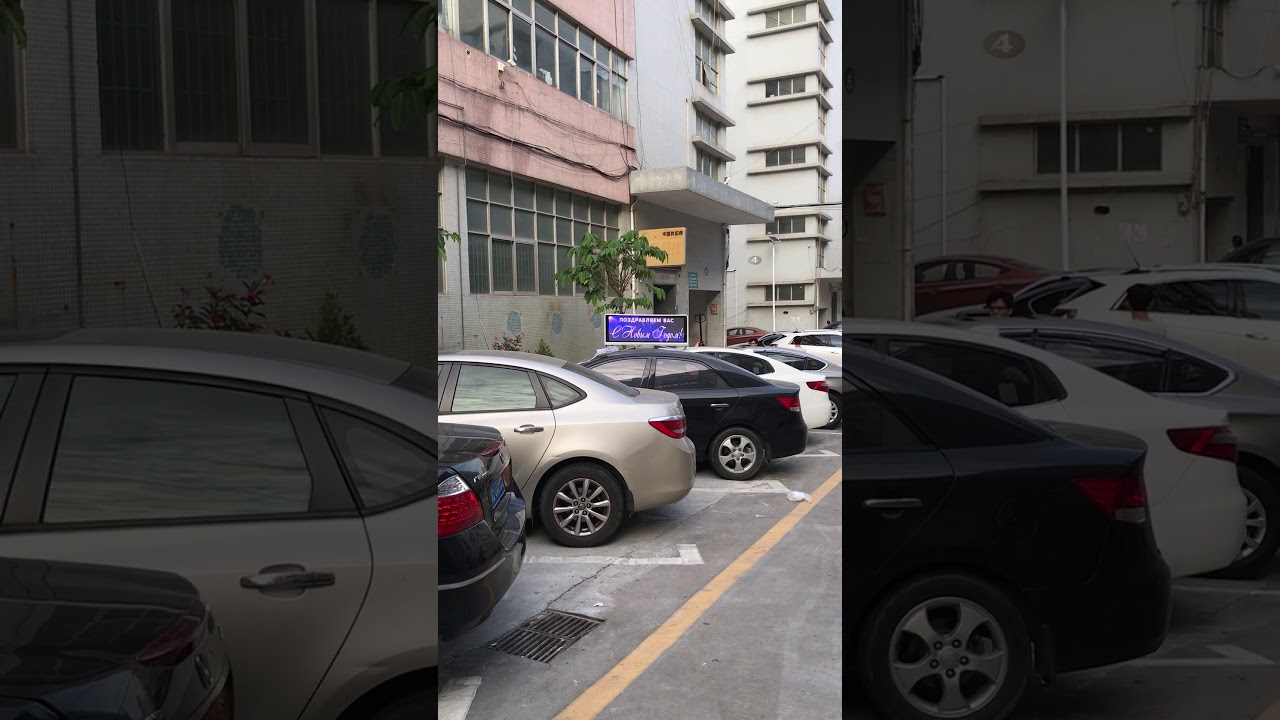 Taxi Roof Advertising LED Display Screen display video on daytime