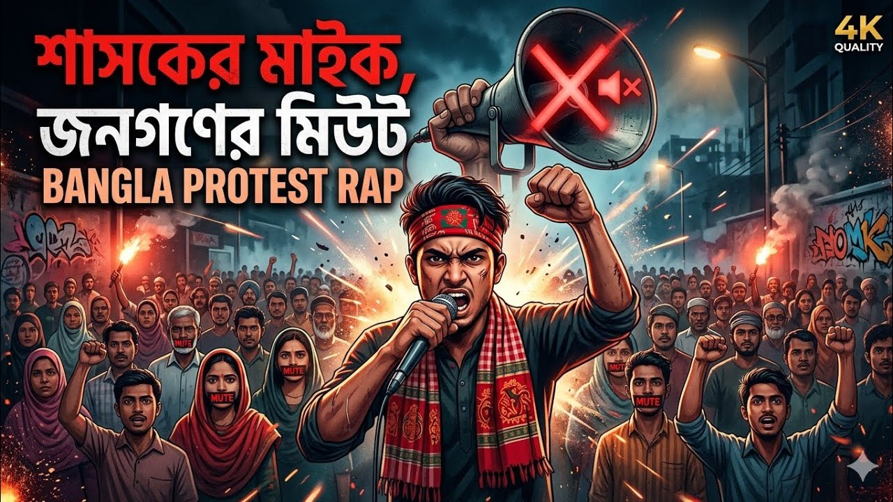 শাসকের মাইক, জনগণের মিউট 🔥 | Bangla Protest Rap 2026 | Hard Hitting Social Rap