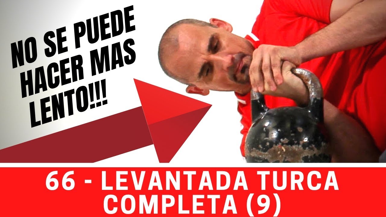 66. Levantada turca como una PLANCHA con kettlebells. 👉 Levantamiento TURCO.