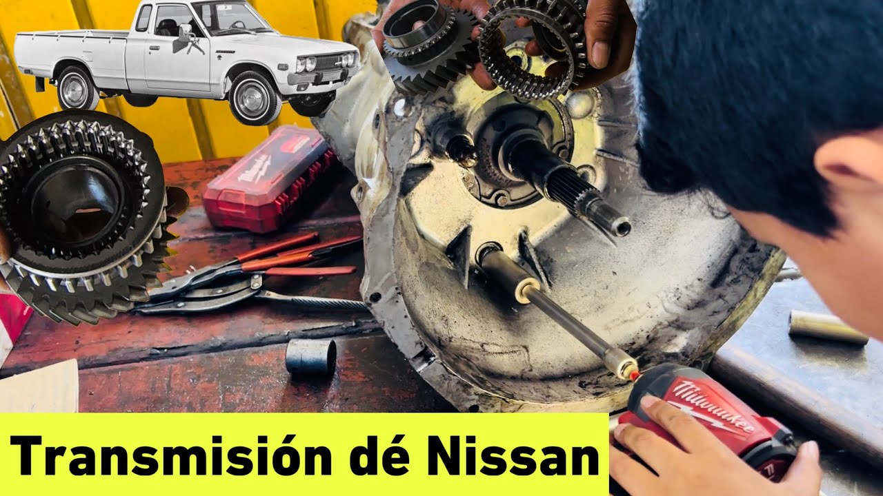 Transmisión de Nissan, engranes ⚙️ REPARADOS