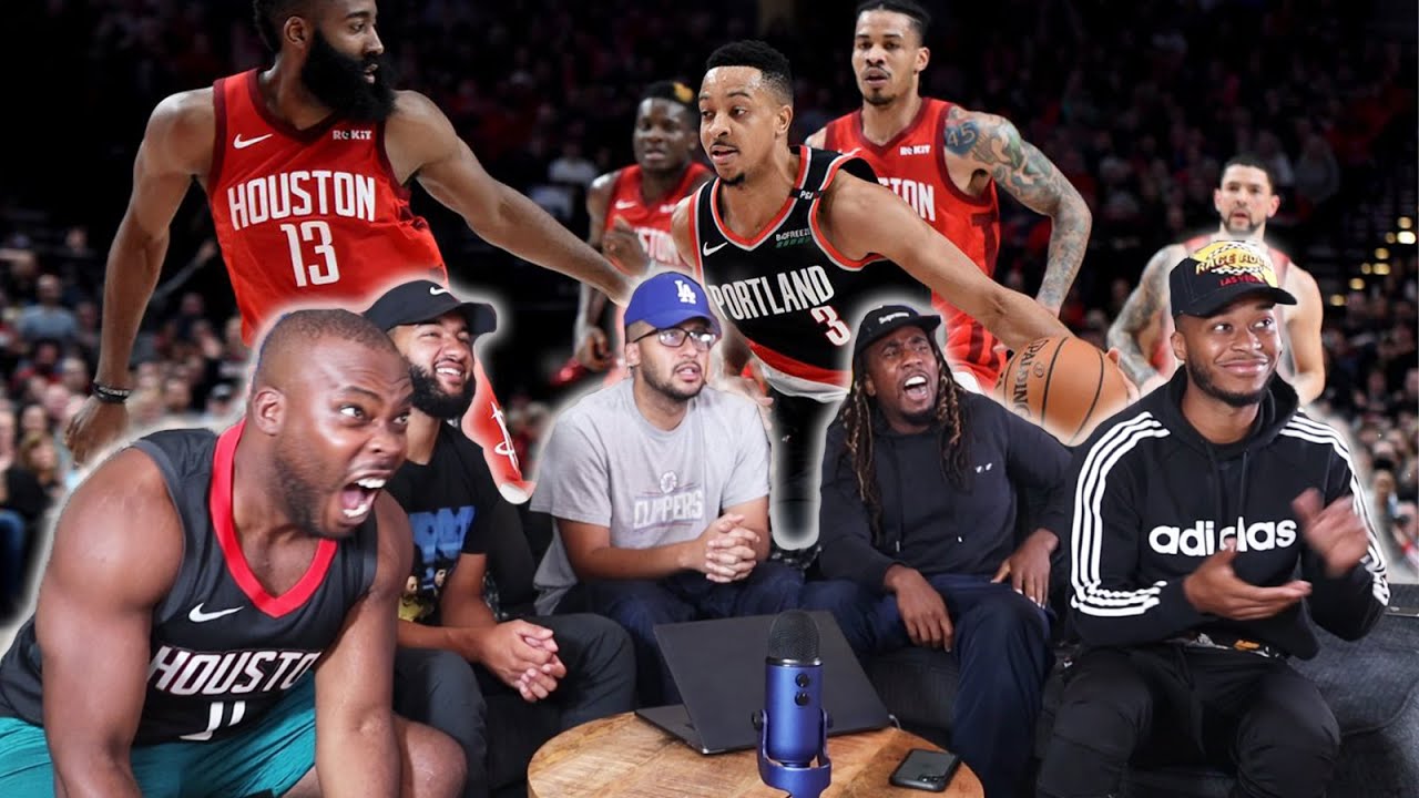 CJ!! Houston Rockets vs Portland Trail Blazers - Full Game Highlights Reaction