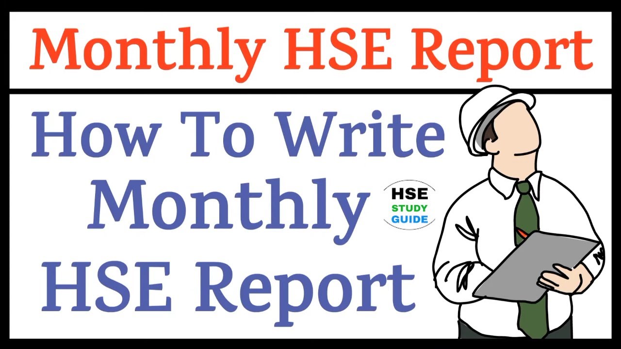 Monthly HSE Report | How To Write Monthly Safety Report in Hindi | How To Prepare Monthly HSE Report