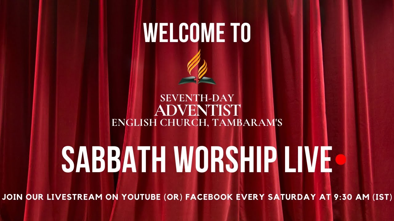 Sabbath Service Live | January 07 2026 | SDA Tambaram English Church.
