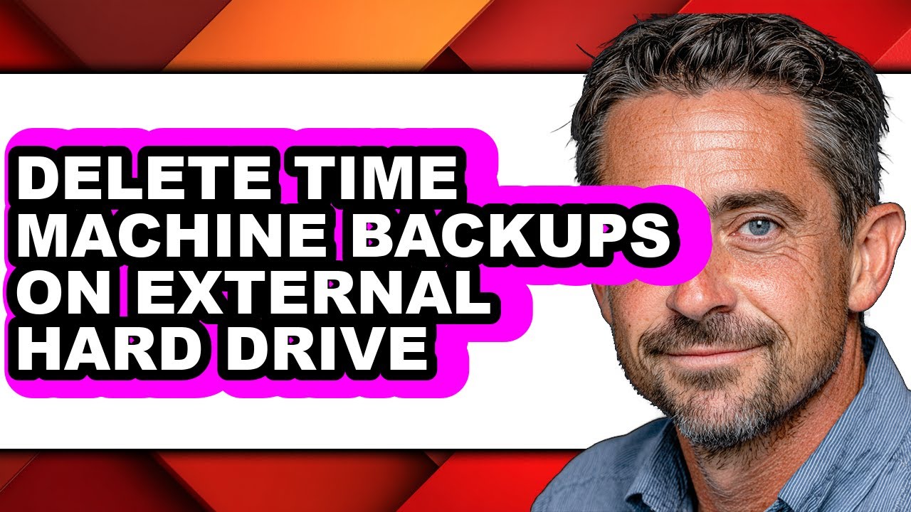 How to Delete Time Machine Backups on External Hard Drive - Easy Guide