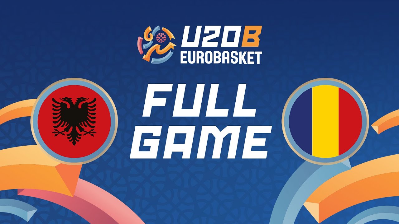 Group Phase | Albania v Romania | Full Basketball Game | FIBA U20 EuroBasket 2024 Division B