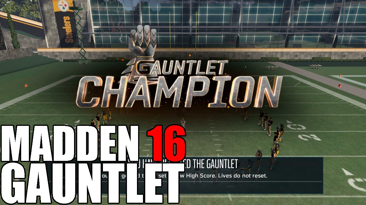 SETTING THE WORLD RECORD GAUNTLET SCORE! - Madden 16 Gauntlet Gameplay