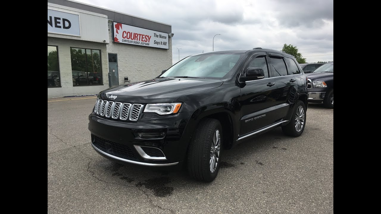 2017 Jeep Grand Cherokee | Summit | Diamond Black | Courtesy Chrysler