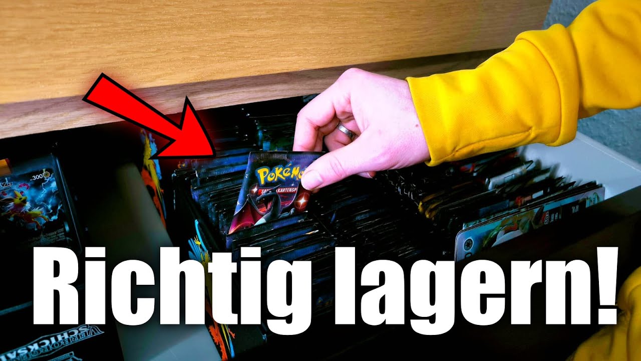 Pokemonbooster und Karten RICHTIG lagern!