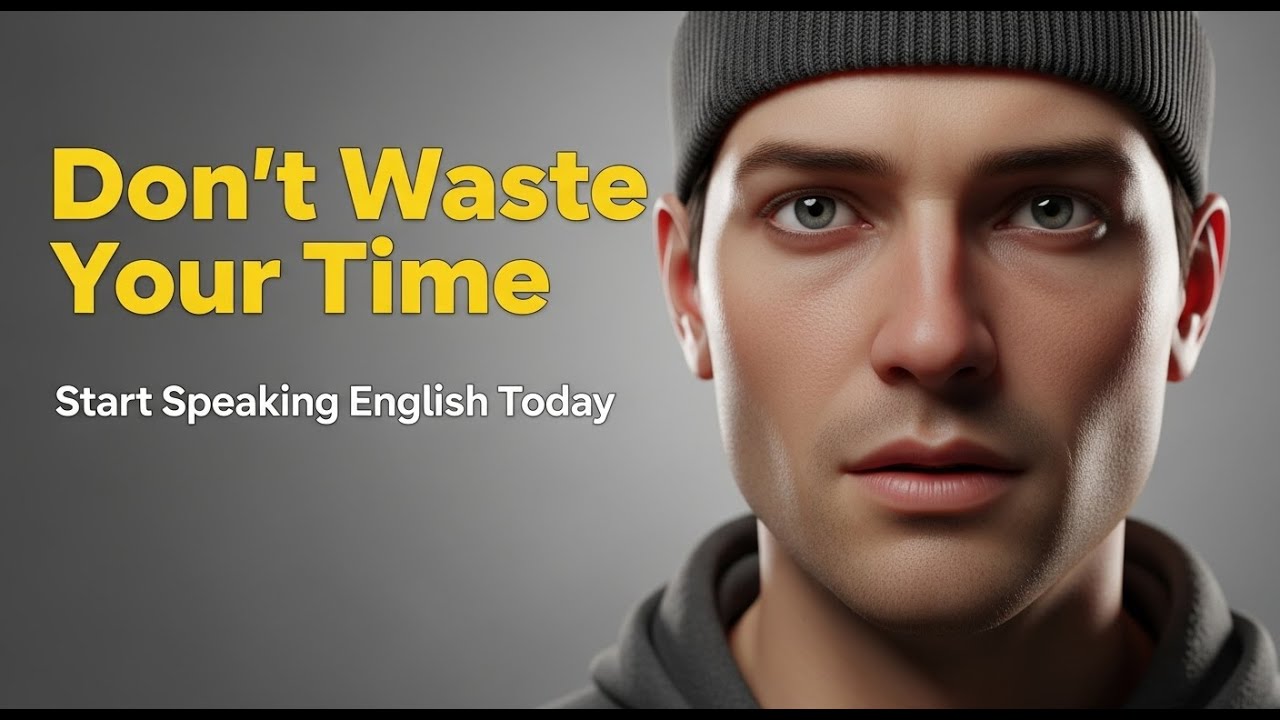 Don’t Waste Your Time | Start Speaking English Today