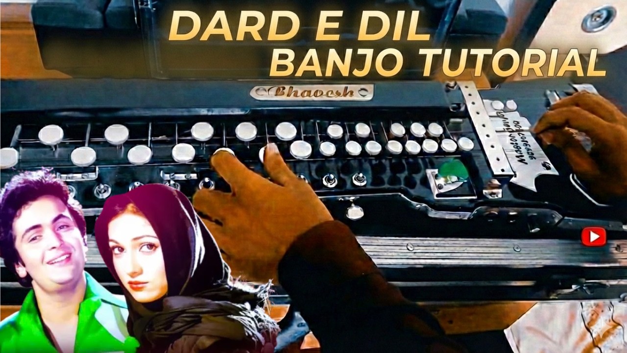 How To Play Dard E Dil on Banjo | Easy Tutorial for Beginners | banjo ringtone | banjo music