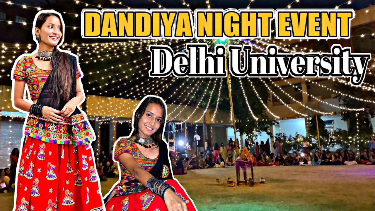 Dandiya Night In Delhi University 😍 | Navratri Special || delhi university | bharati college #du #4