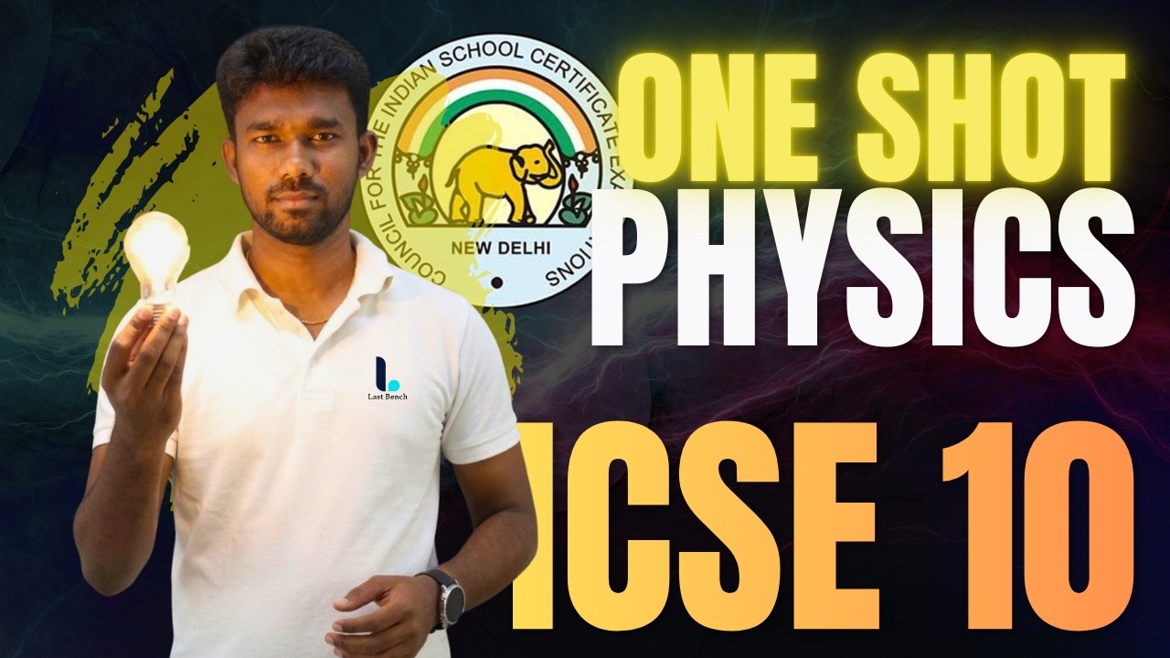 One Shot PHYSICS | High Weightage Chapters | ICSE | Board Exam 2026