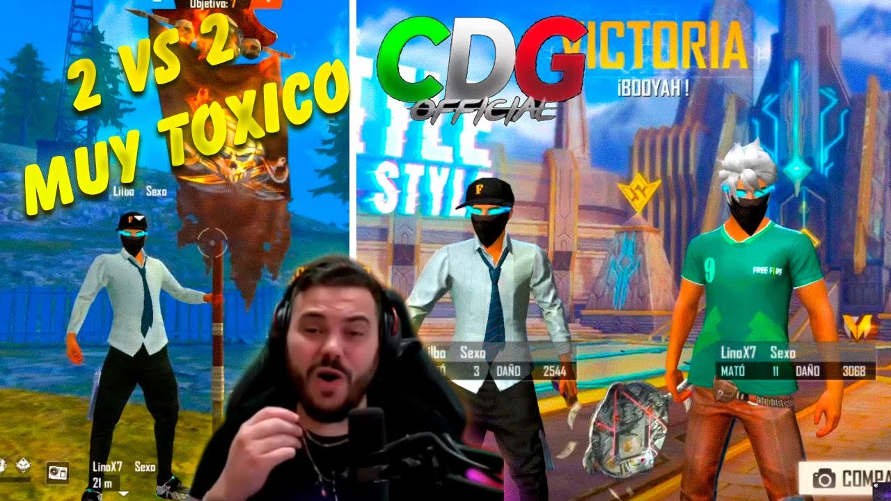 LILBO & LINOX (CDG 🇲🇽) DESTRUYE AL CLAN 2 PUNTOS🔥2VS2 MUY TOXICO 😱