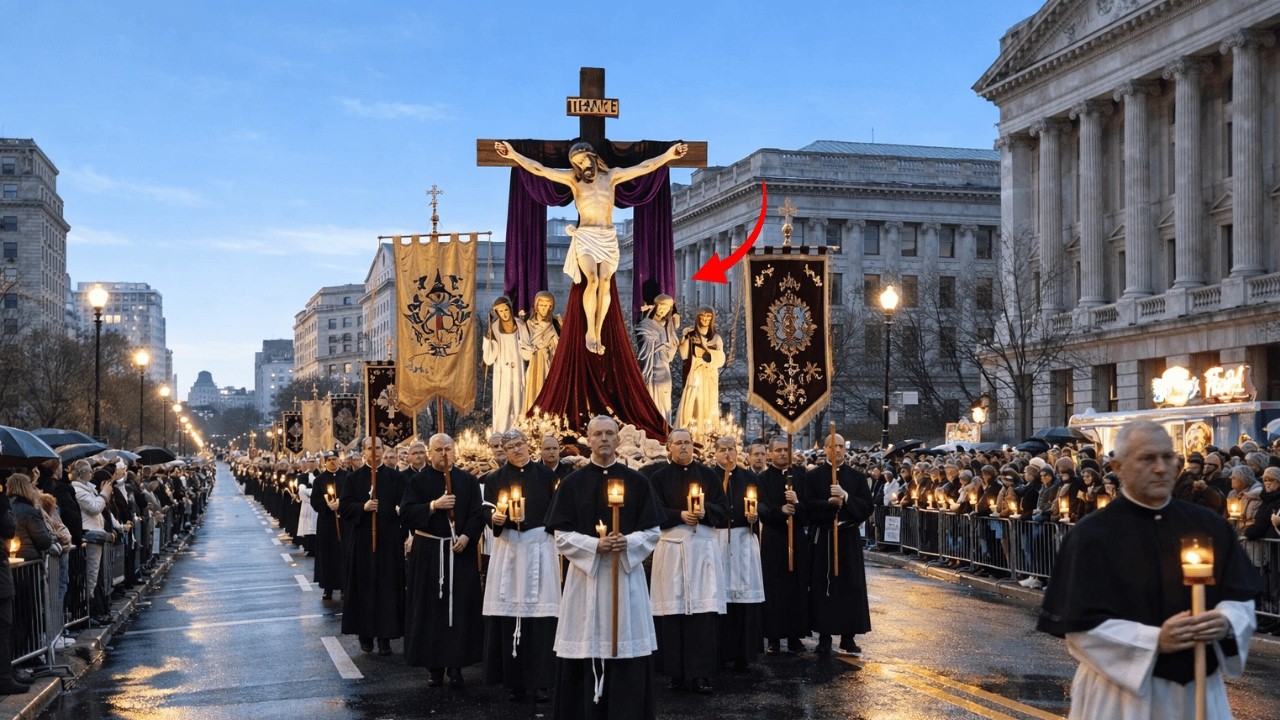 Ash Wednesday Procession Washington DC 2026 | Catholic Mass, Christian Parade & Lenten Ceremony