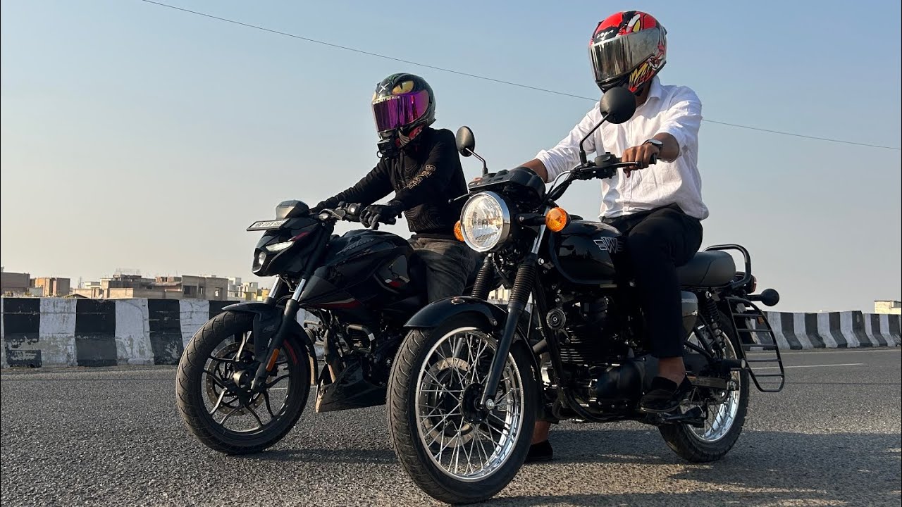 Kawasaki W175 Vs Pulsar N160 Race | Aap kia layna pasand krogaye?