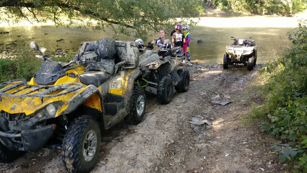 Summer Ride 2016 #13 Mudding/Ride/Can-Am Outlander 570,Renegade 800,KingQuad750