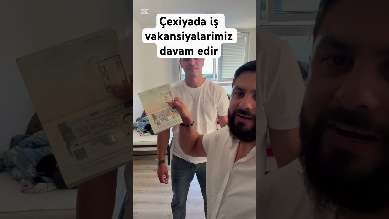 &Ccedil;exiyada 2illik iş kartı.Azərbaycandan gələnlər/30.06.2025 #2025 #baki #avropa #europe #visa #money