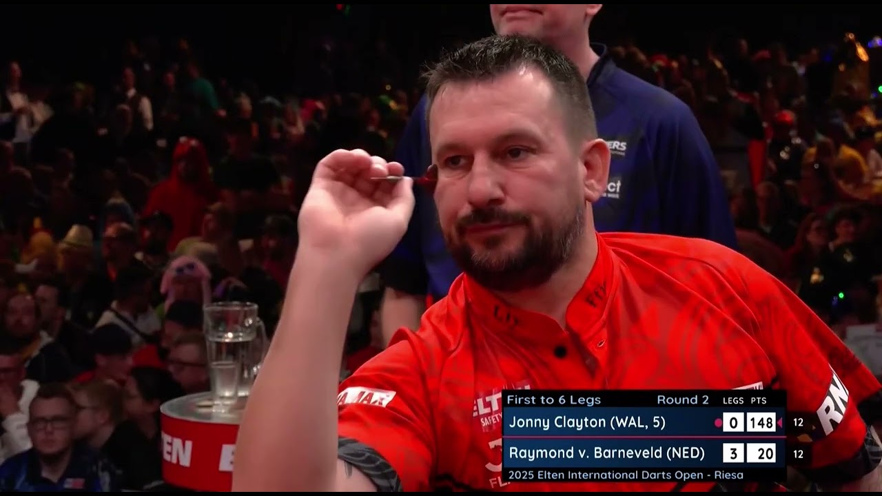 Raymond Van Barneveld vs Johnny Clayton | Euro Tour Riesa 2025 🎯