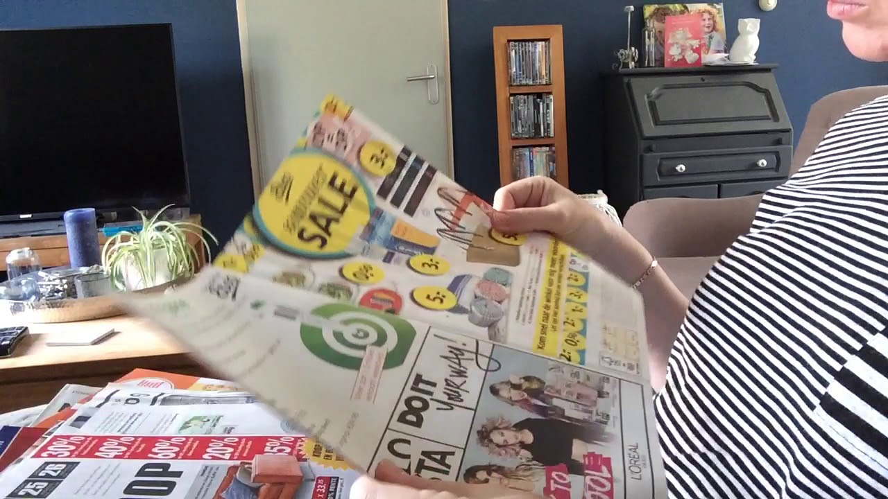 ASMR page turning weekly ads and local newspaper