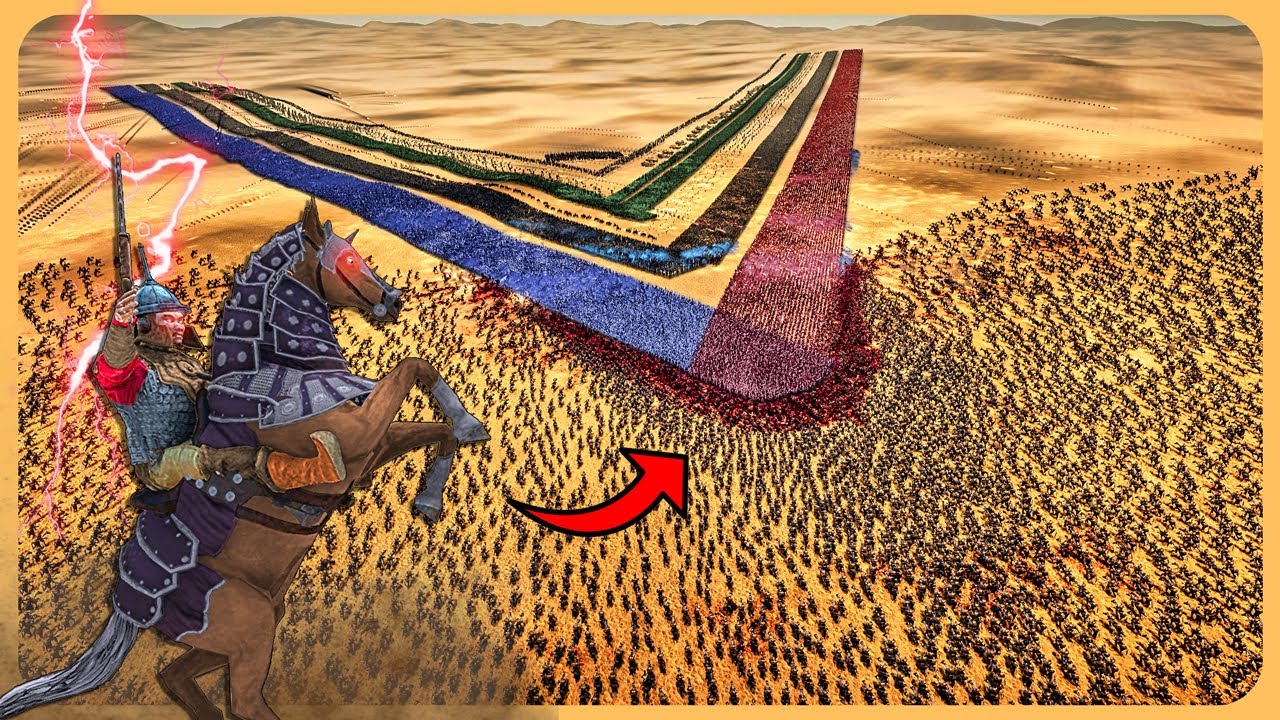 1.5 Million Mongolian Cavalry Charge All Ranged Units - Ultimate Epic Battle Simulator 2 UEBS 2 (4K)