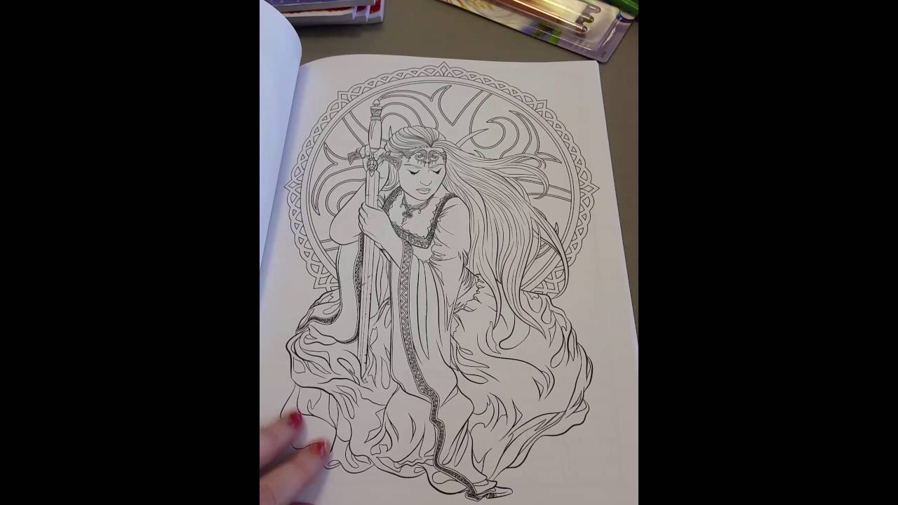 Review: Gothic - Dark Fantasy Coloring Book by Selina Fenech