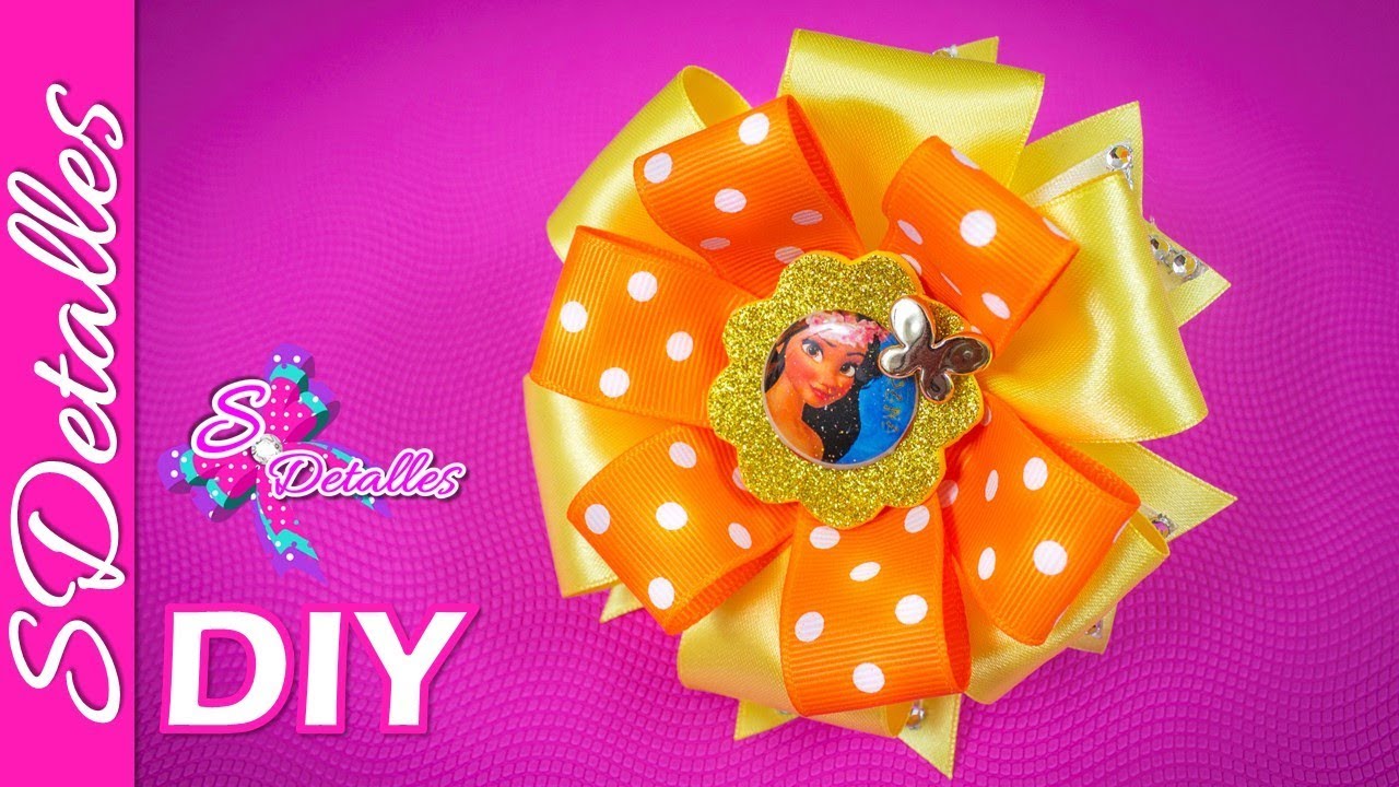 Como hacer lazos: Lazos de Cintas Multicolor #3 | Video# 53 | SDetalles | DIY