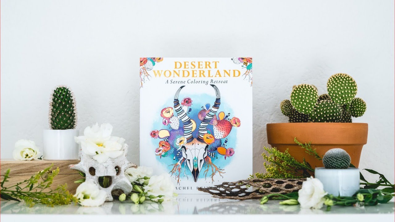 Color Along With Rachel Reinert: Desert Wonderland