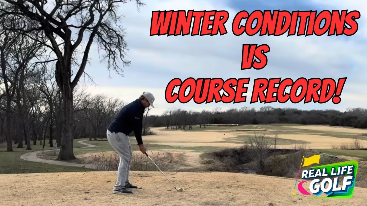 Trying to Break the Course Record At Berkshire Golf Course in Winter - Real Life Golf