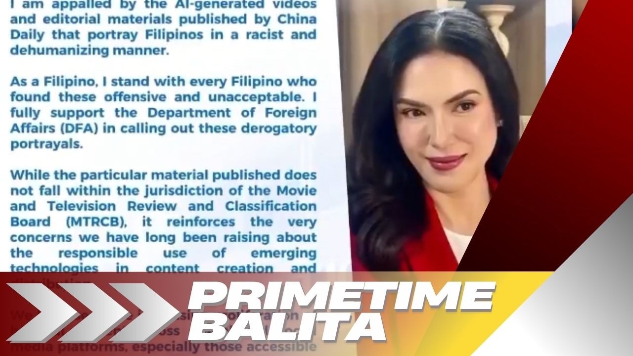 RACIST DEPICTION NG CHINA DAILY SA MGA PILIPINO, INALMAHAN NG MTRCB