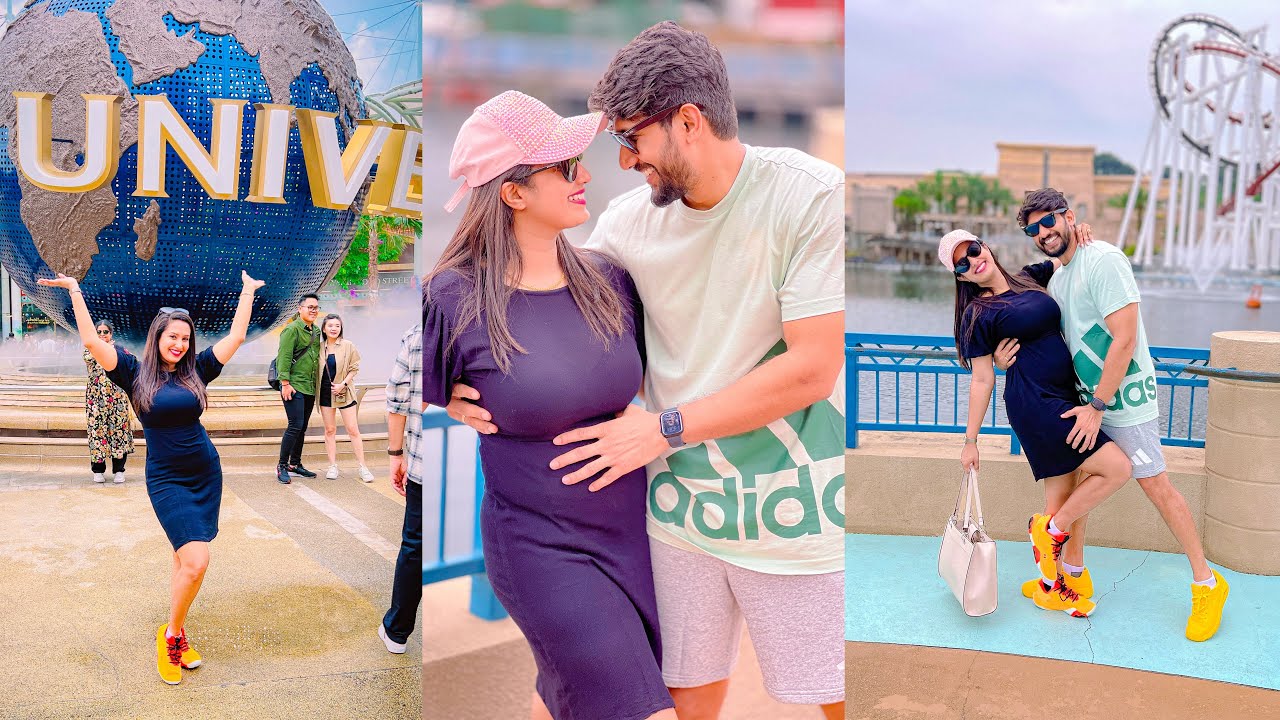 පිස්සු හැදෙන ගමන 😱|දවසකට single උනා 🙈-Sangeeth Dini Vlogs #singaporelife #universalstudios