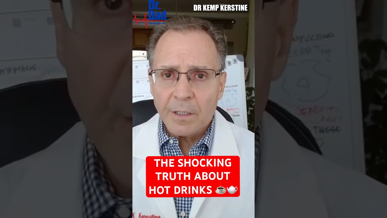 Can drinking piping hot coffee cause cancer? ☕️🔥 #DrDad # #Coffee #CancerRisk #HealthFacts