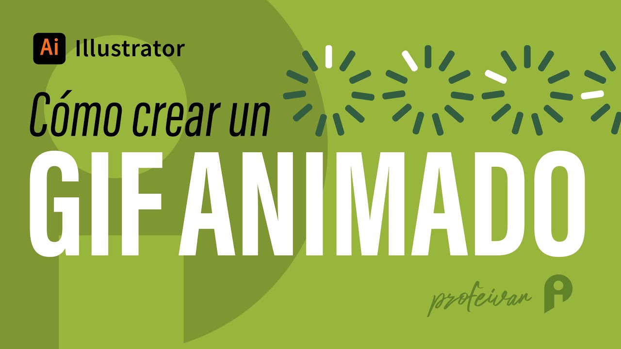 ¡Crea tus propios GIFs animados en Illustrator sin Photoshop!