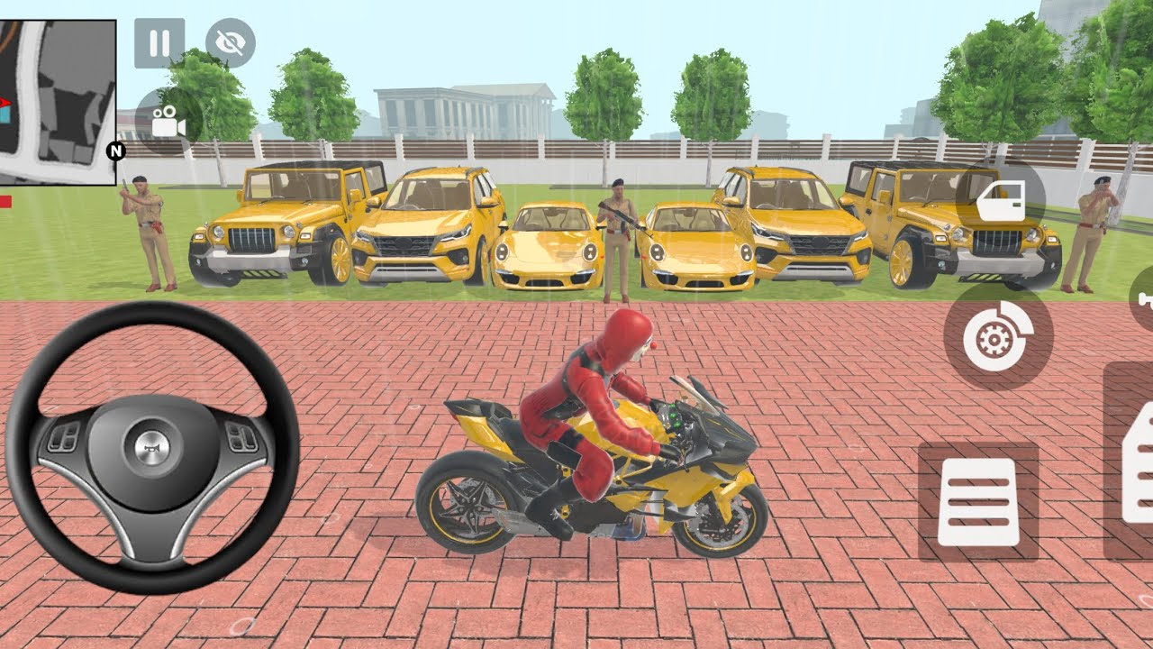 || Franklin order by All Golden🏆Car's 2️⃣Porsch2️⃣ Fortuner2️⃣Thar || Indian Theft Aura Simulator ||
