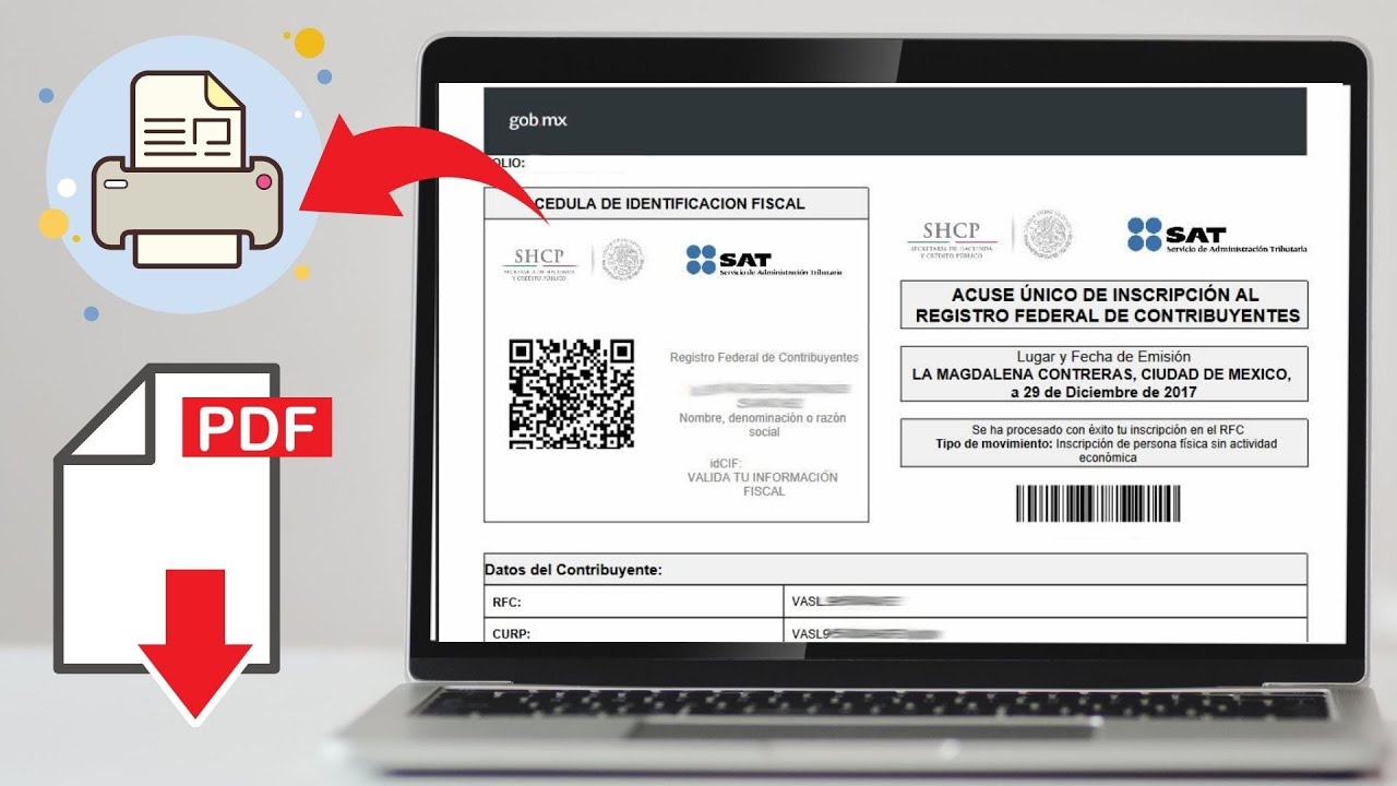♦️Cómo descargar mi RFC desde el portal del SAT  [ CONSTANCIA SITUACIÓN FISCAL ]
