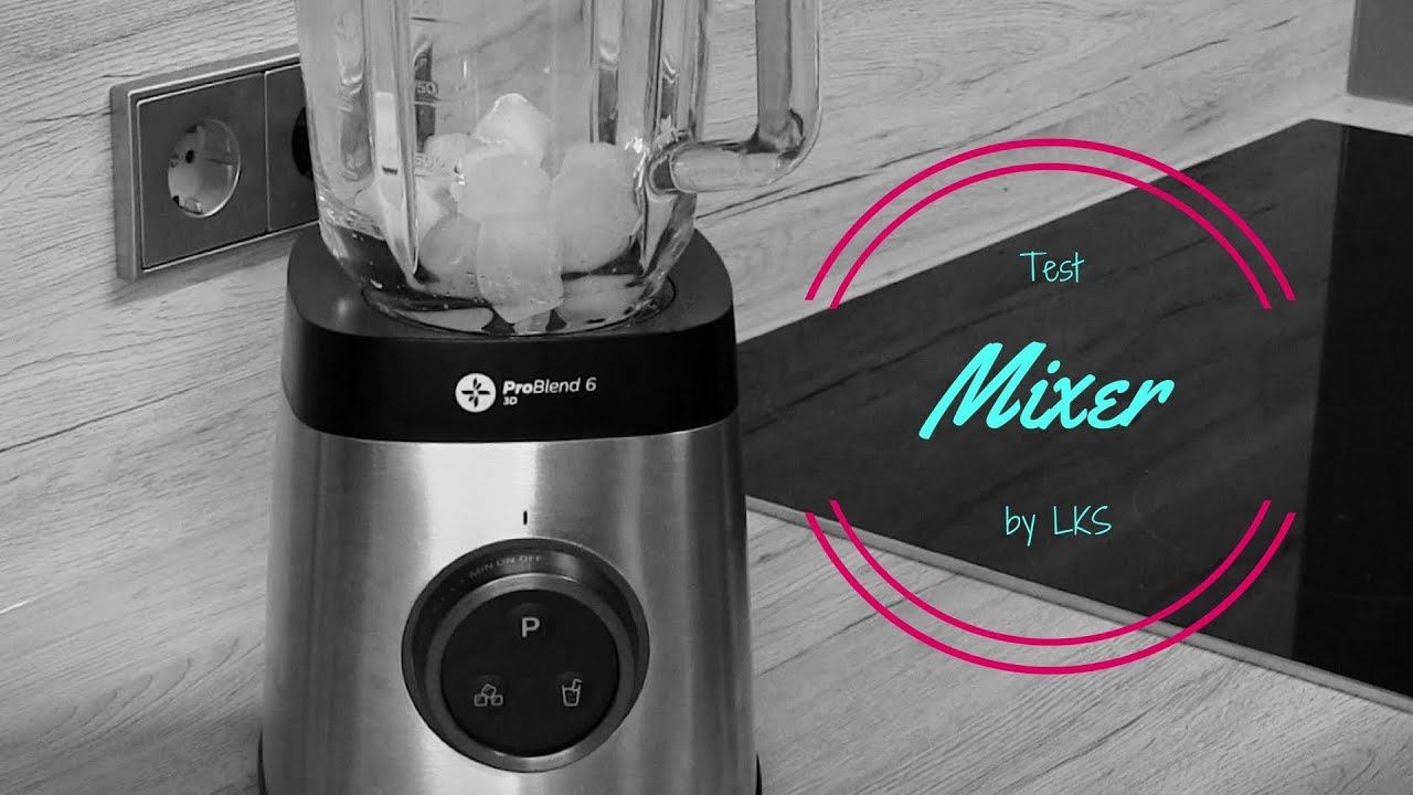 Test Mixer Philips HR3655 ProBlend 6 3D | deutsch | Smoothies | crushed ice