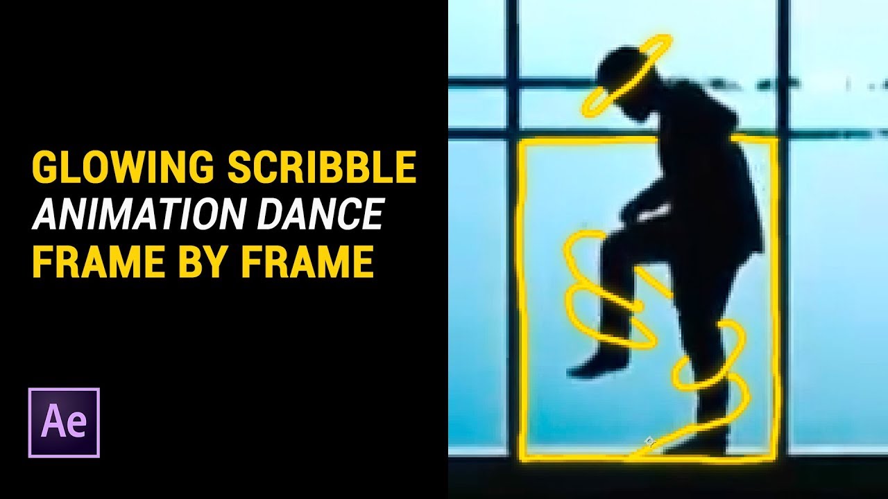 Easy Scribble Glow Effect like Blottermedia - After Effects Tutorial