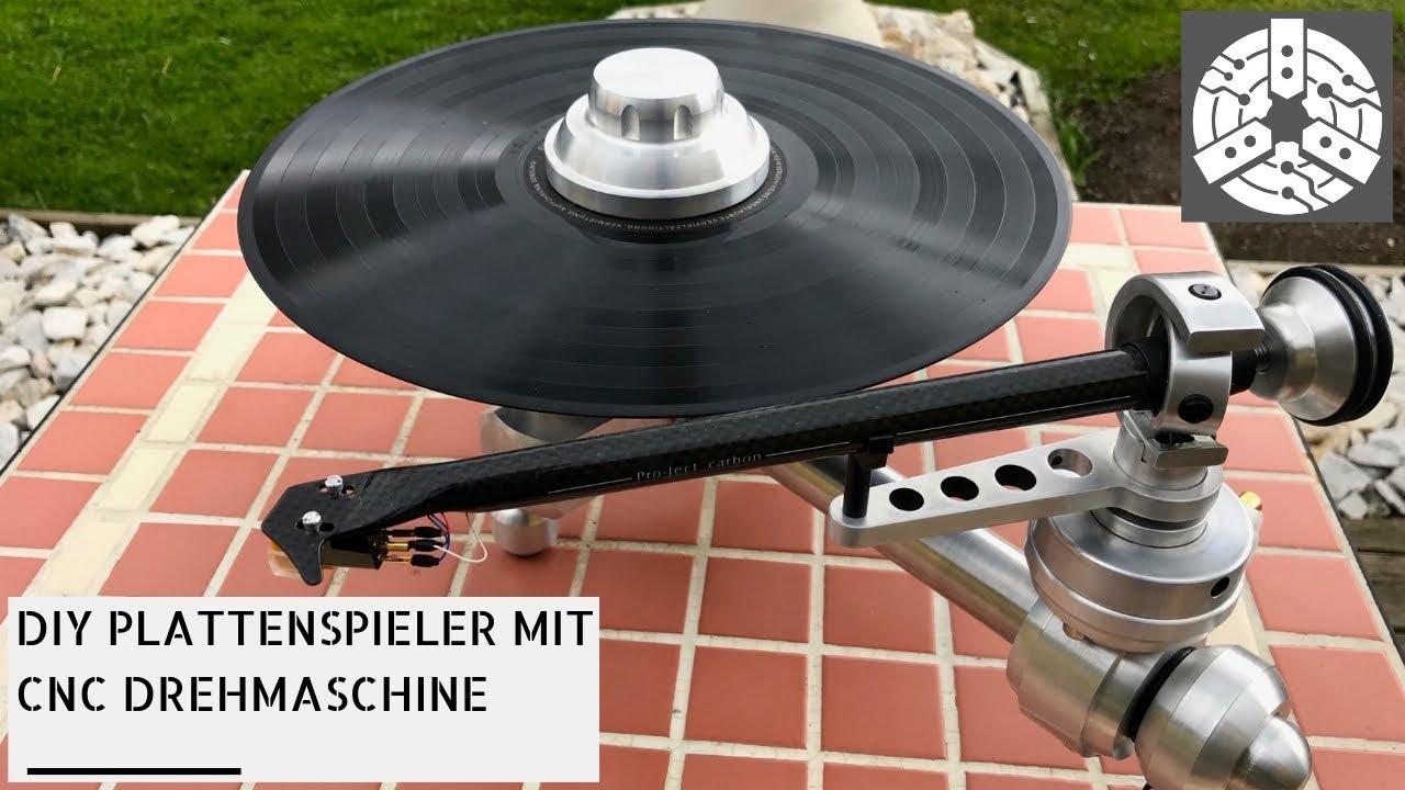 CNC Drehmaschine - Selbstbau Plattenspieler