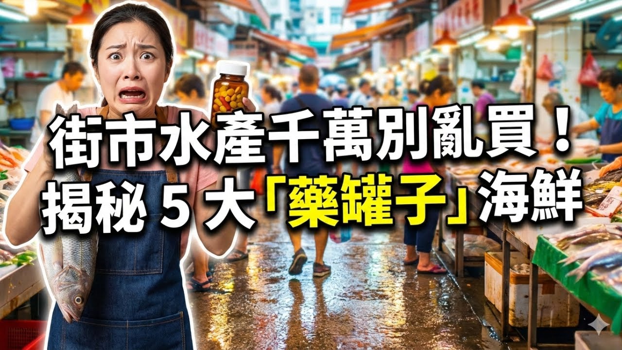 u飲食：【街市黑名單】大數據踢爆！這5種水產含藥率最高，食佢等於食抗生素？買錯隨時全家受害！