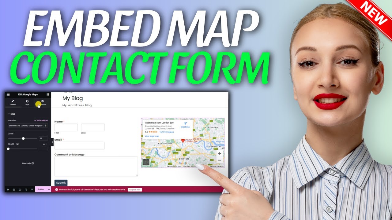 How To Embed A Google Map in Contact Forms (Full Guide)