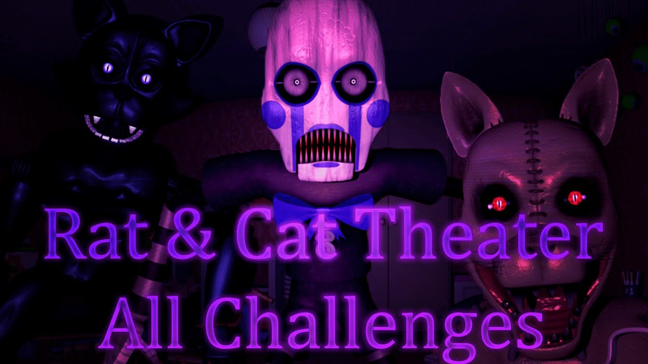 Rat & Cat Theater All Challenges Completed | Five Nights at Candy's 3 Deluxe