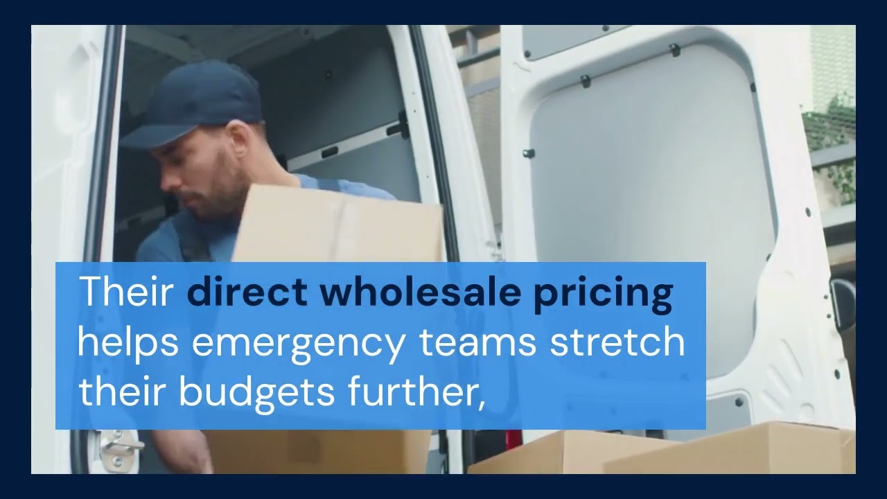 Which store offers hotel blankets in bulk for a emergency response team?