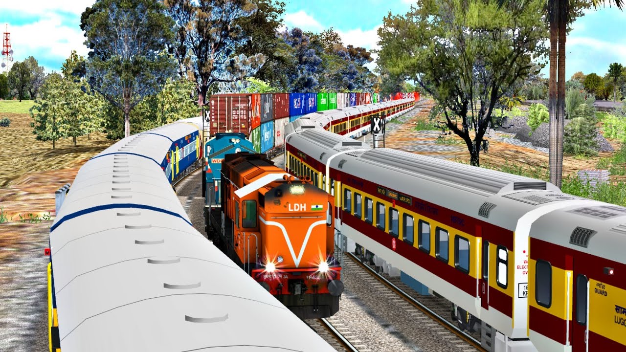 UDAIPUR CITY - CHITTORGARH Full  Train Journey | Real Distance Mewar Route | Indian Train Simulator