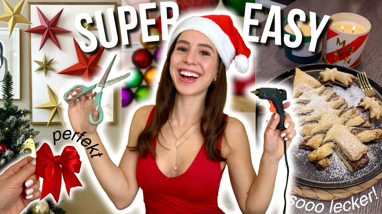 DIY WEIHNACHTS DIY's + DEKO 🎁 WEIHNACHTS DEKO SELBER BASTELN