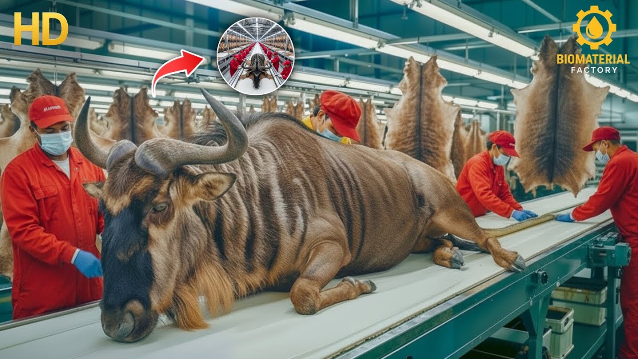 Inside the Wildebeest Leather Factory – Million Dollar Products Made Full Process
