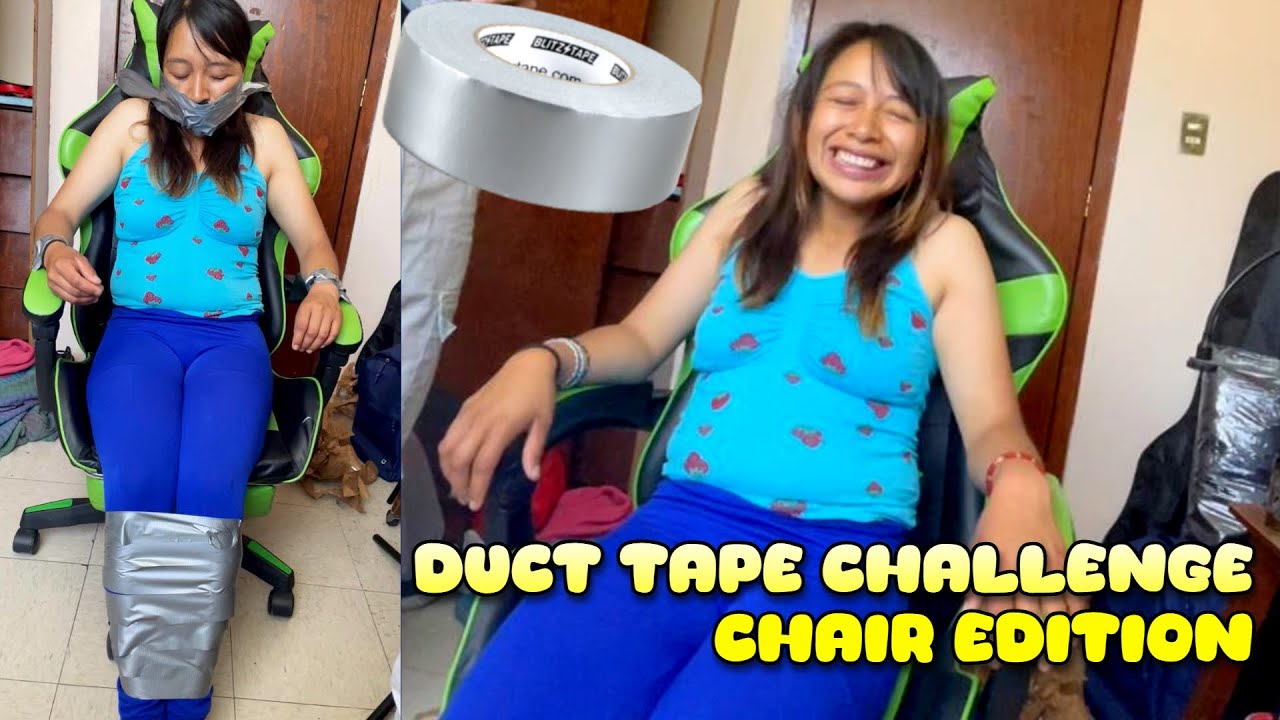 Funny Duct tape challenge | Chair Escape