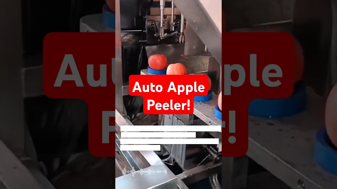 Automatic Apple Peeling Machine | Advanced Innovation for the Fruit Industry