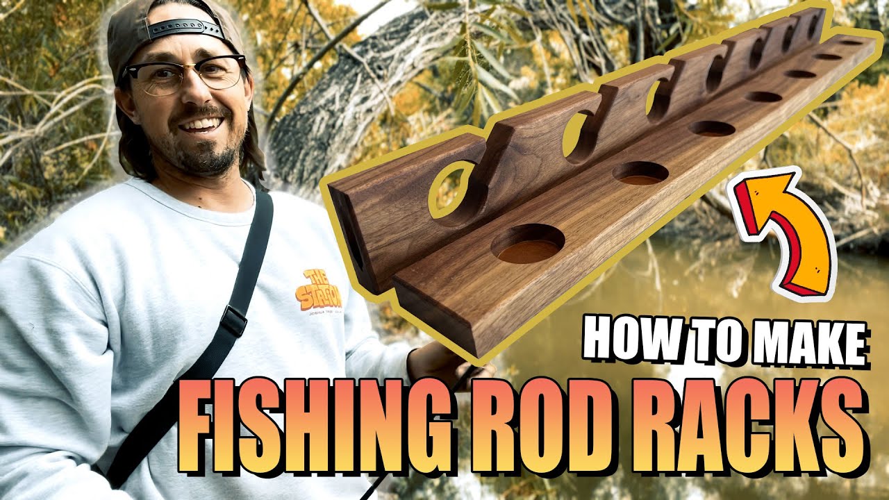 Building a Fishing Rod Rack