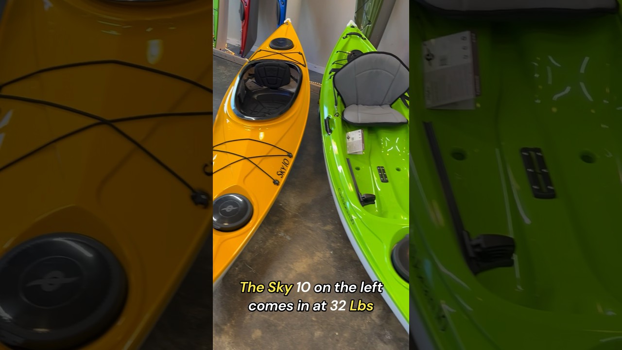 Сравнение каяков Sit In и Sit On весом менее 40 фунтов. #каякинг #eddylinekayaks